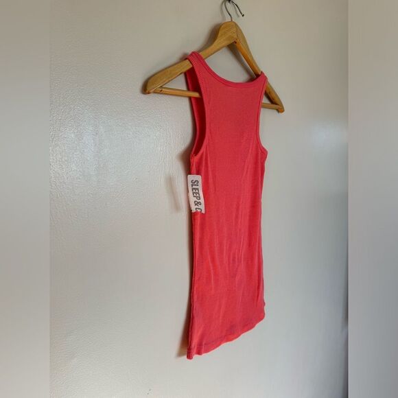 Coral Sleep & Co. Ribbed Tank Size M NWT - Picture 4 of 5
